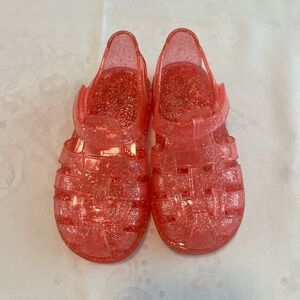 GAP Kids Glitter Jelly Sandals - Coral